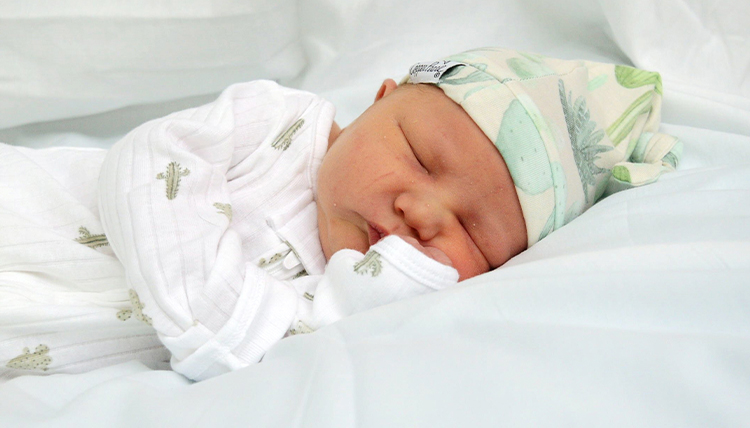 Maegen Carlson and Keith Nixon's son, Kilbourne.