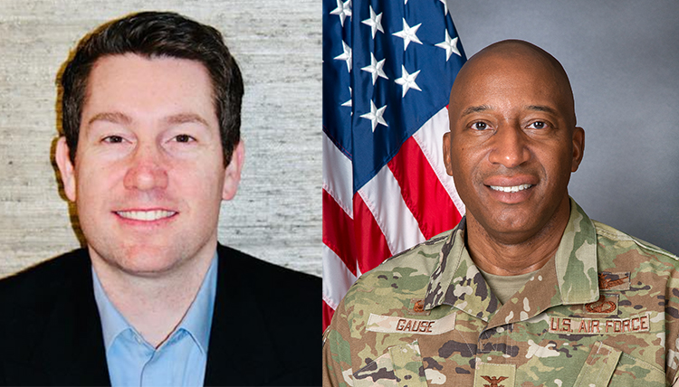 Image of left: ’11 Reedy Berg and right: ’12 M.A. Corey Gause.