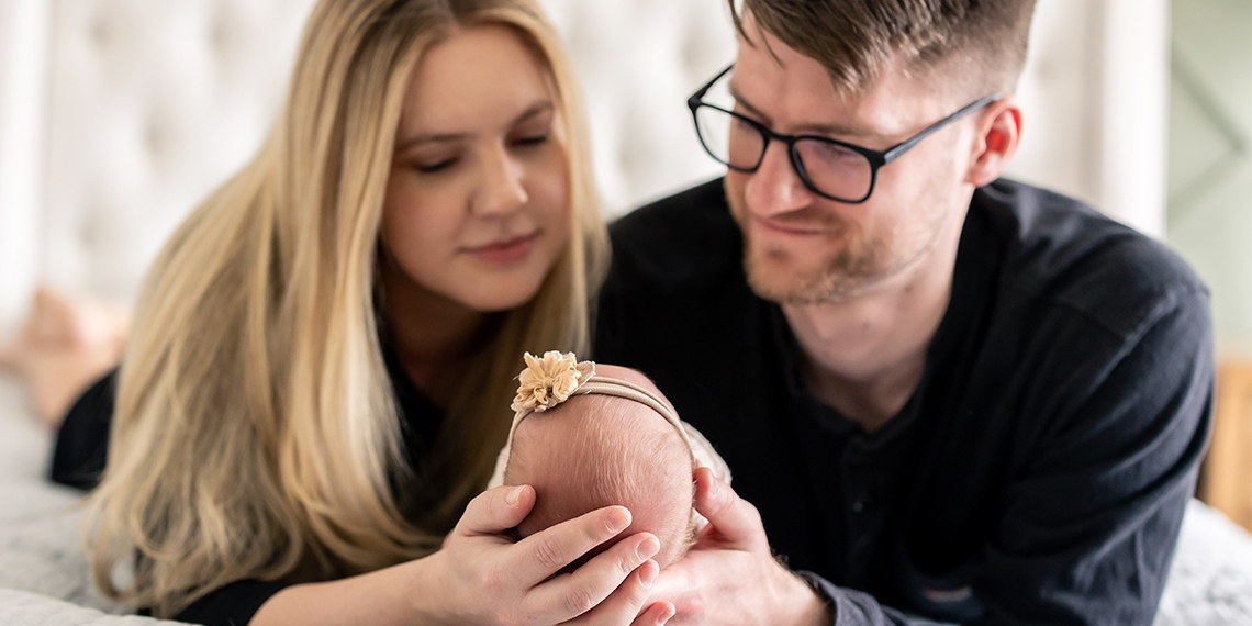 Denise (Wilkerson) Rawson and Mark Rawson's daughter, Everly.