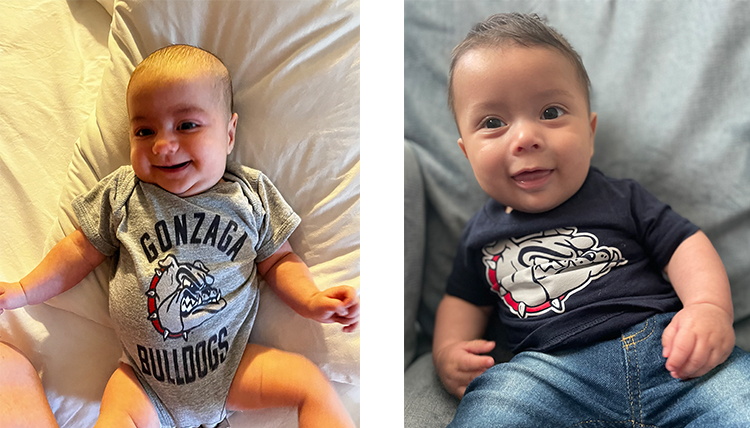 10 Clelia (Leopold) Tilford and Keith welcome a daughter, Elizabeth (Lily) and ’11, ’15 Clara (Arcia) and ’16 Joe Virden welcome  a son, Javier (Javi) Judson