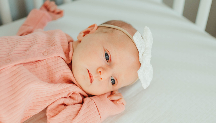’17 Emma (Turgeon) and ’15 Richard Young welcome a daughter, Layla Jean