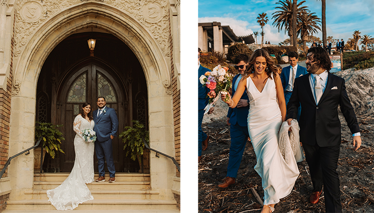 ’17, ’20 Christian Astran married Christine Westhoff and 17 Grace Johnson and ’18 Jorge da Silva's wedding portraits.
