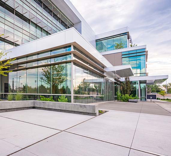 Outside view of Health Partnership Building
