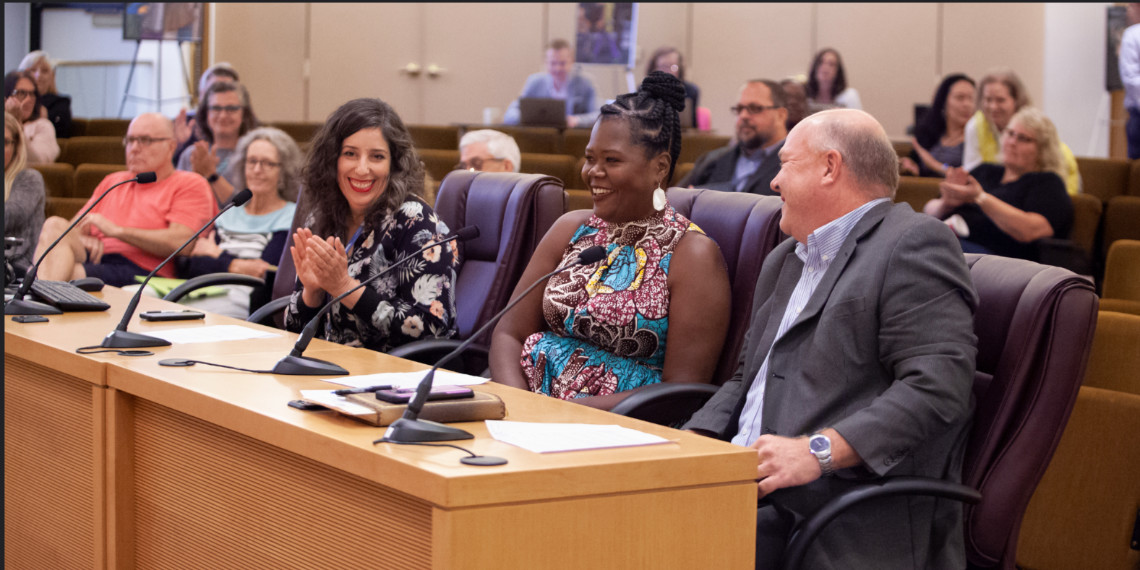 Erika Preuitt  speaks on the School of Leadership Studies Advisory Board