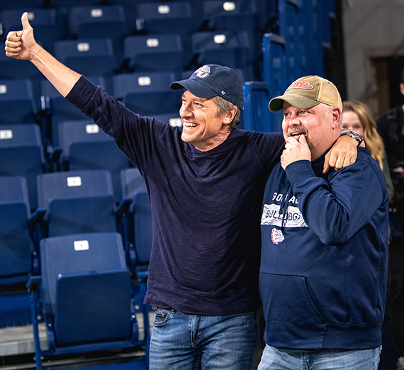 Mike Rowe and Rick Clark