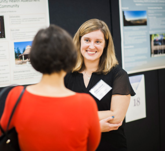UW Health Partnership students share their research in poster presentation