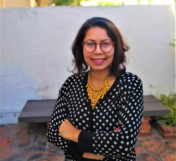 Dr. Penha Vasconcelos poses for a portrait