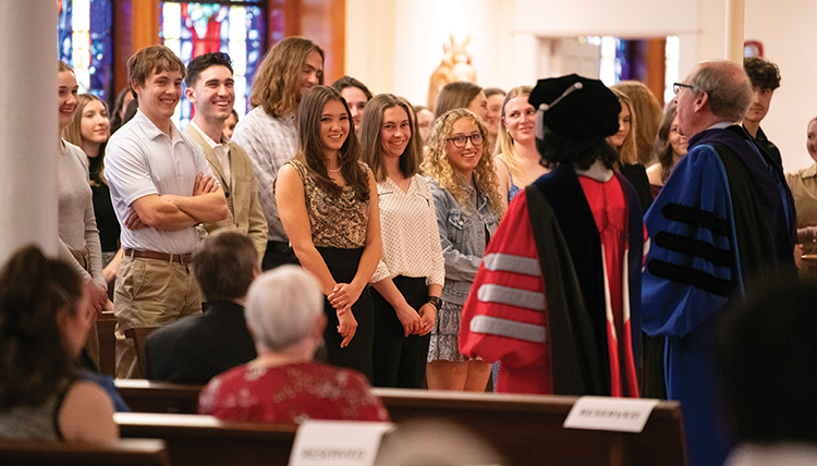 Phi Beta Kappa students.