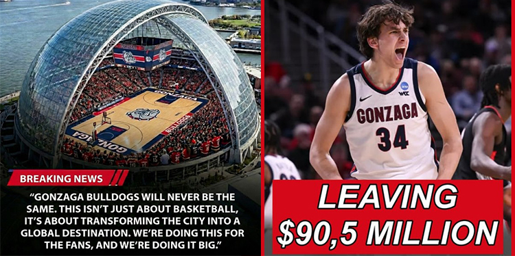 Screenshots of fake Gonzaga news. 