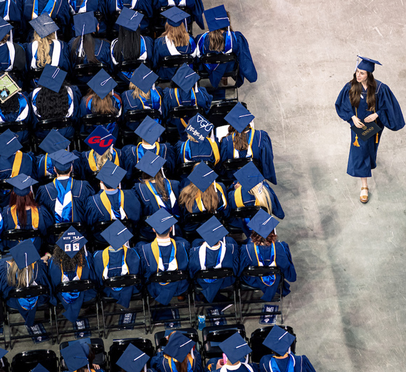 a photo from Commencement 2023.