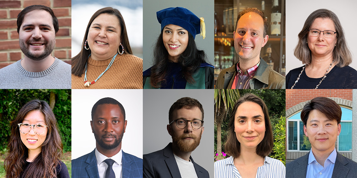 A collage of new Gonzaga faculty