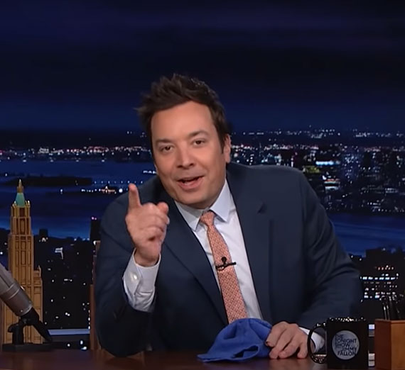 Jimmy Fallon tell the audience about his special Gonzaga cheer.