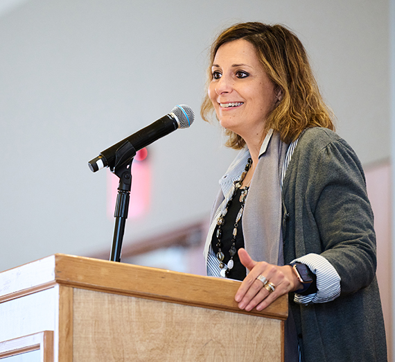 Dr. Passerini delivers keynote at Women Lead.