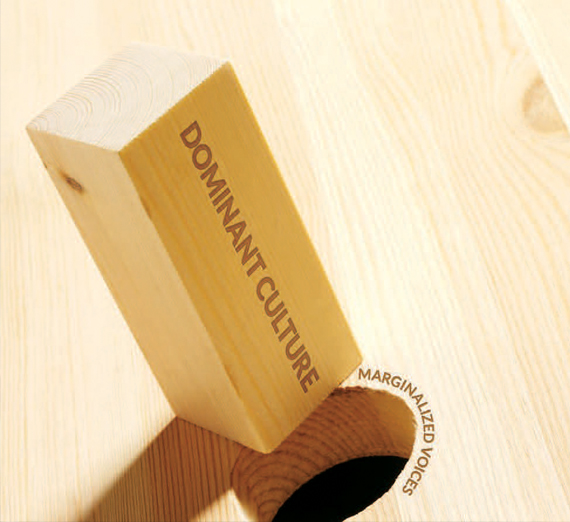 Fitting a square peg into a round hole.