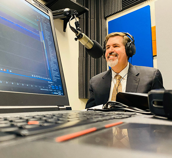 President Thayne on the "Four Decades at Gonzaga" podcast.