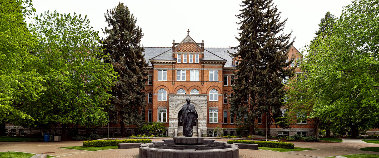 College Hall on the Gonzaga University campus 