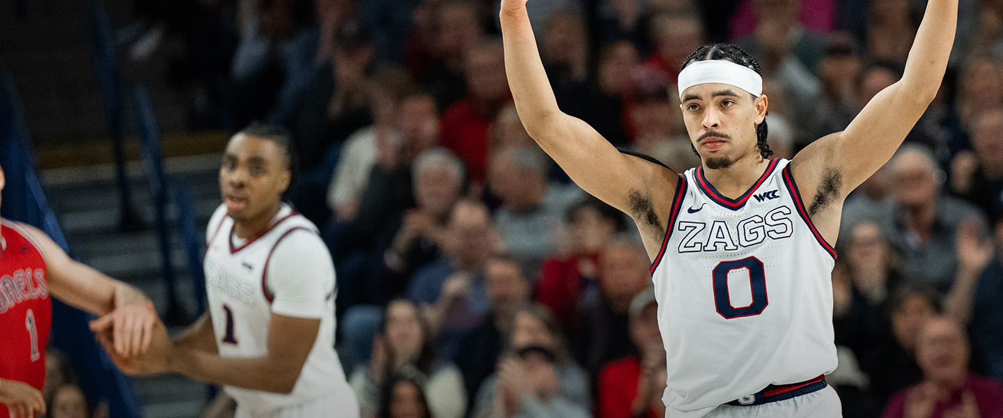 Gonzaga men's basketball player Andrew Nembhard