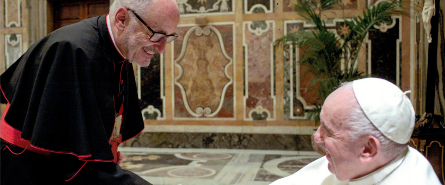Cardinal Czerny with Pope Francis